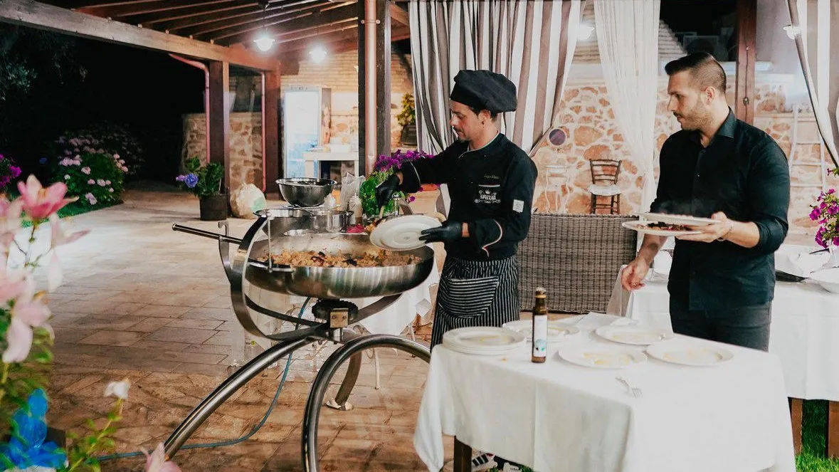 Spilusi Restaurant in Brindisi, icon of Apulian cuisine with cooking show