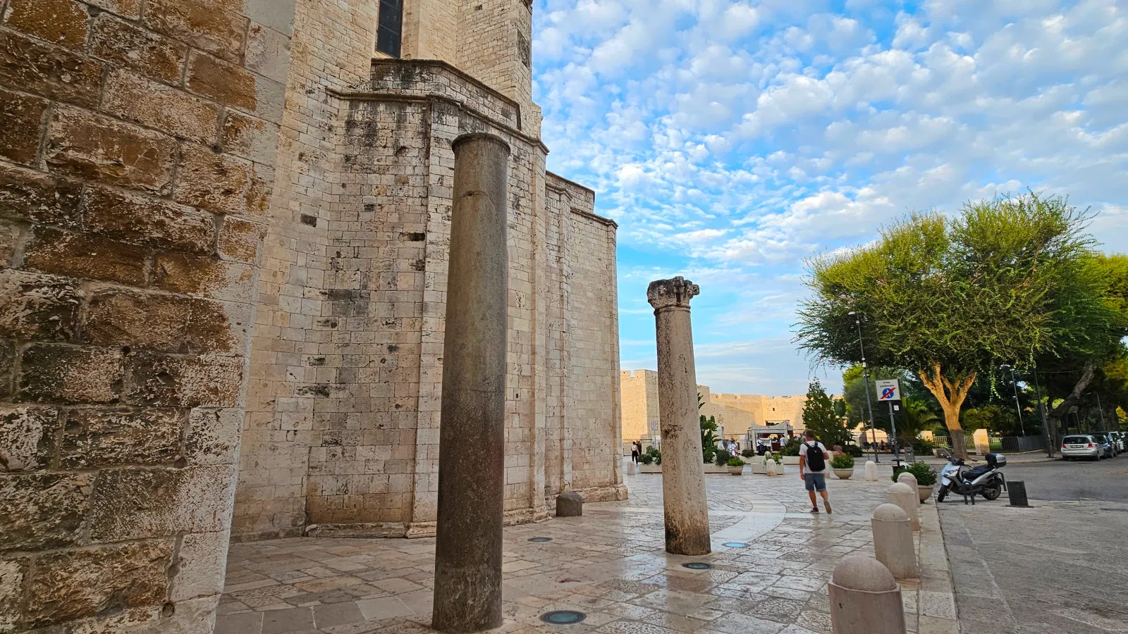 Barletta, colonnes romaines