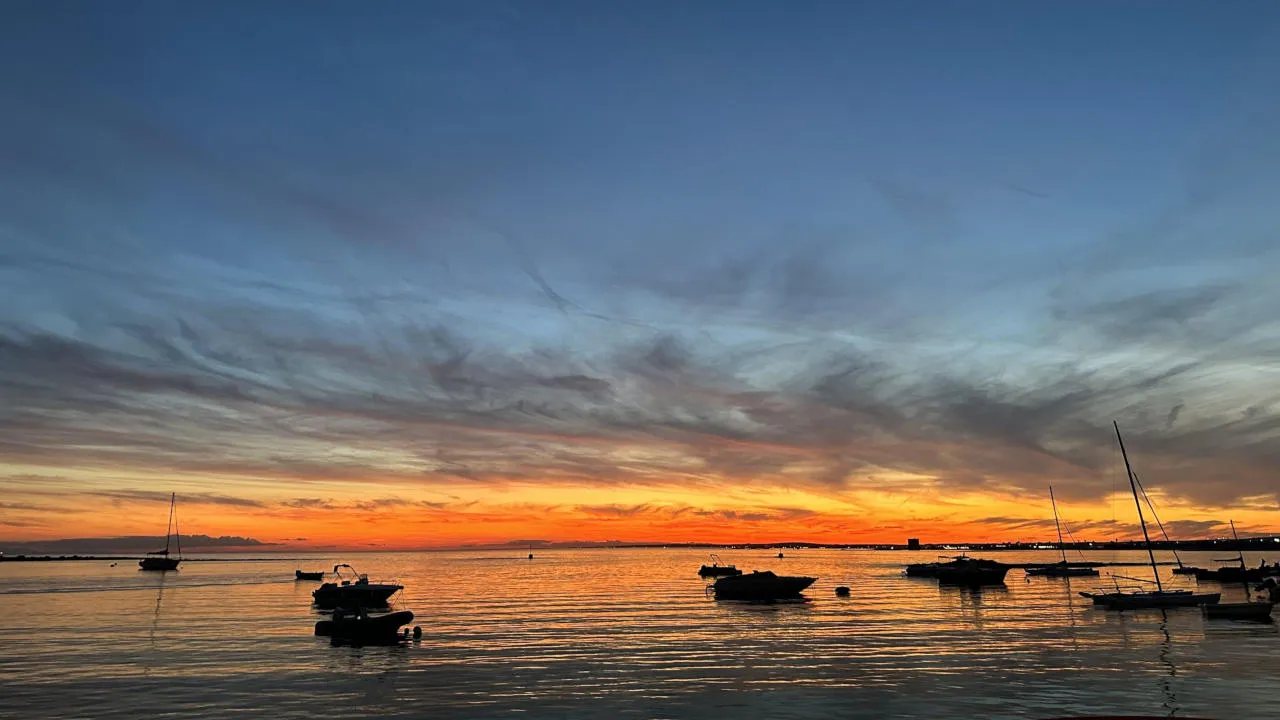 Noleggio barca a Porto Cesareo al tramonto