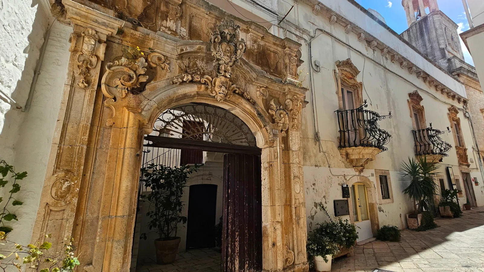 Locorotondo, Palazzo Morelli in the historic center