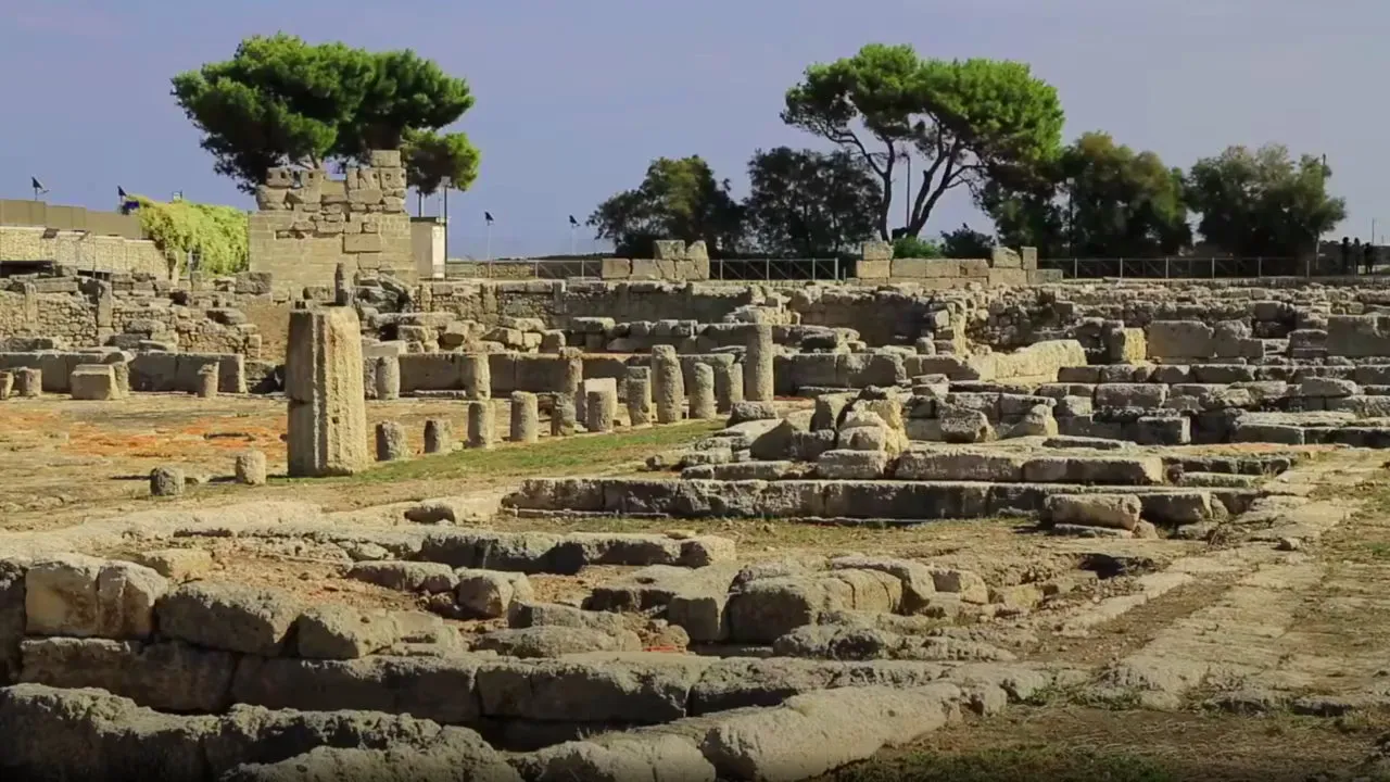 Egnazia, archaeological excavations of the ancient Messapian city located in Fasano