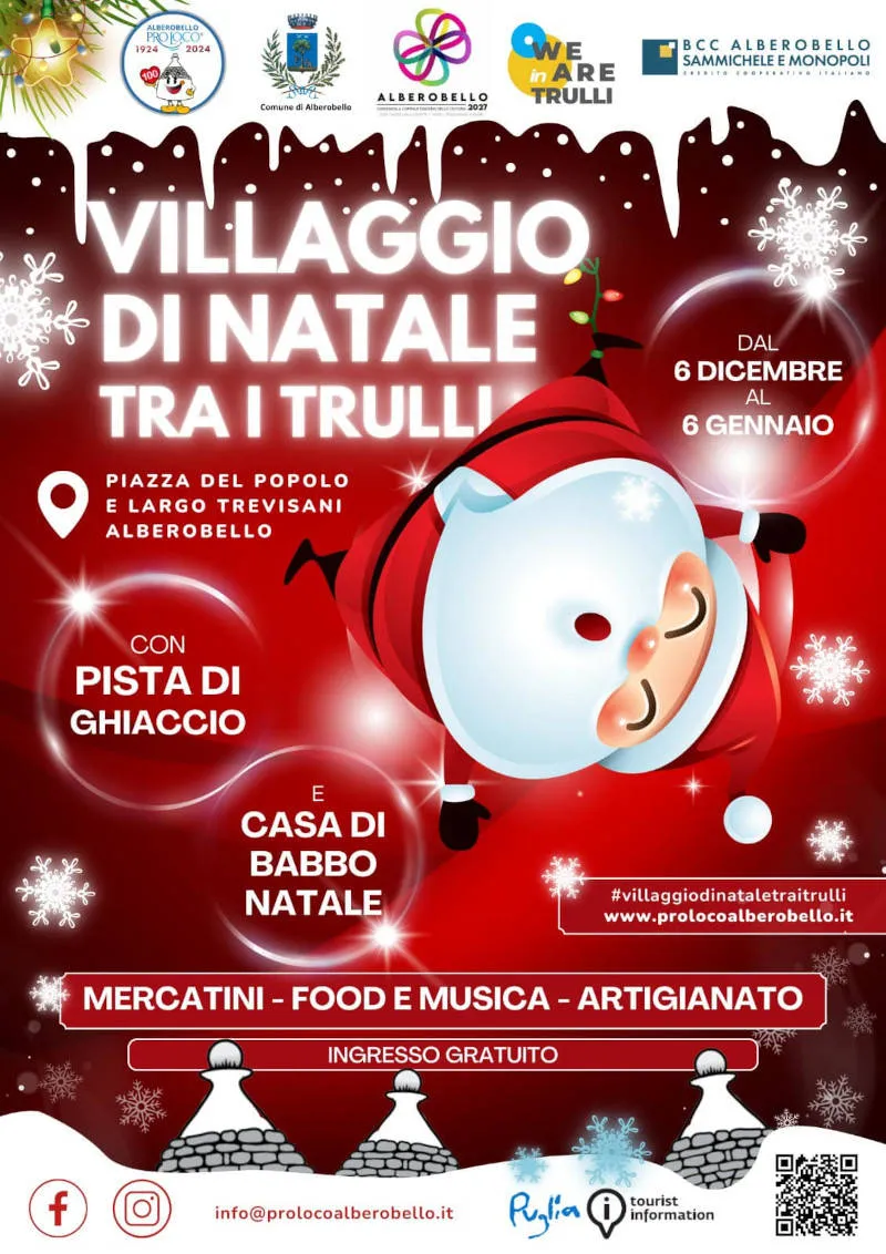 Natale Alberobello, Villaggio di Natale tra i Trulli