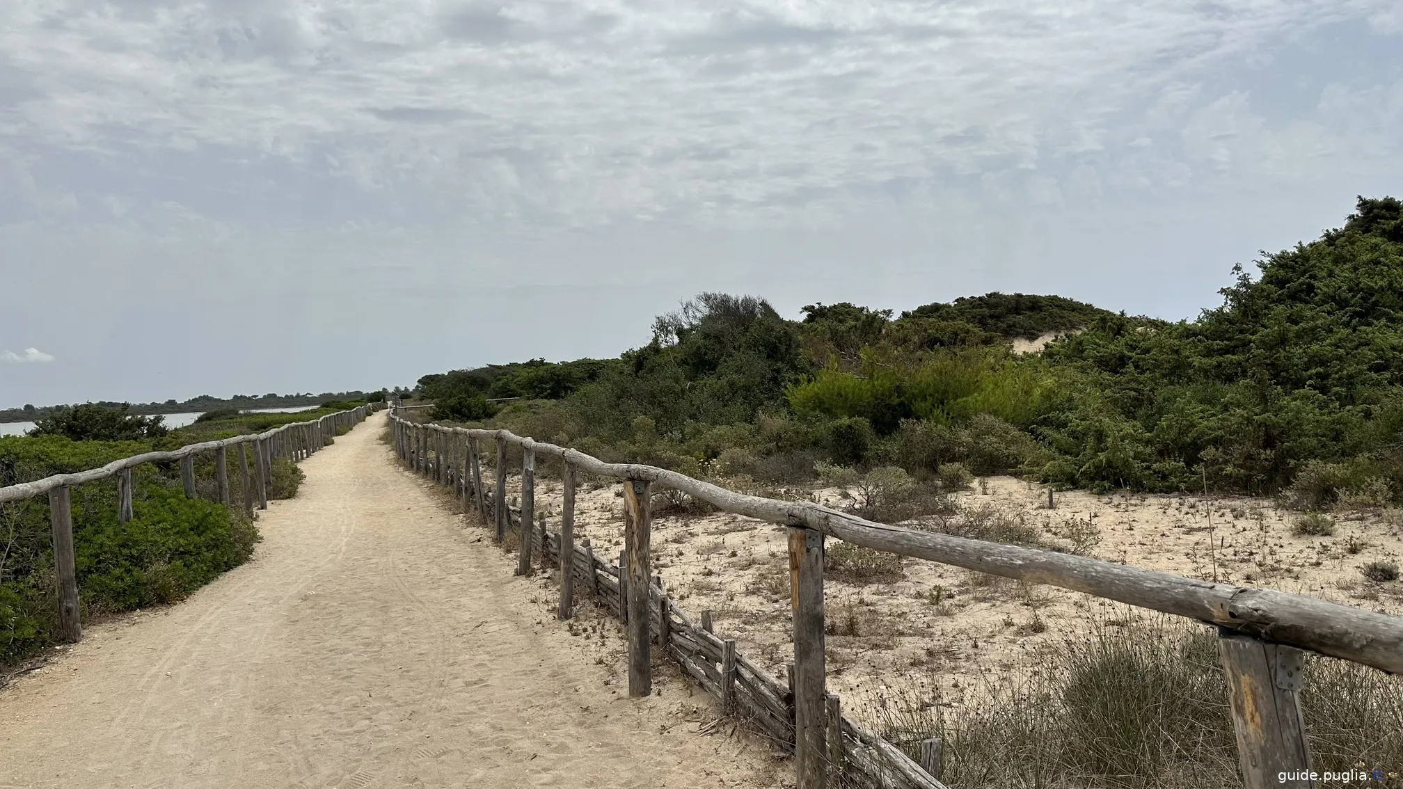 Haupteinfahrt Salina dei Monaci