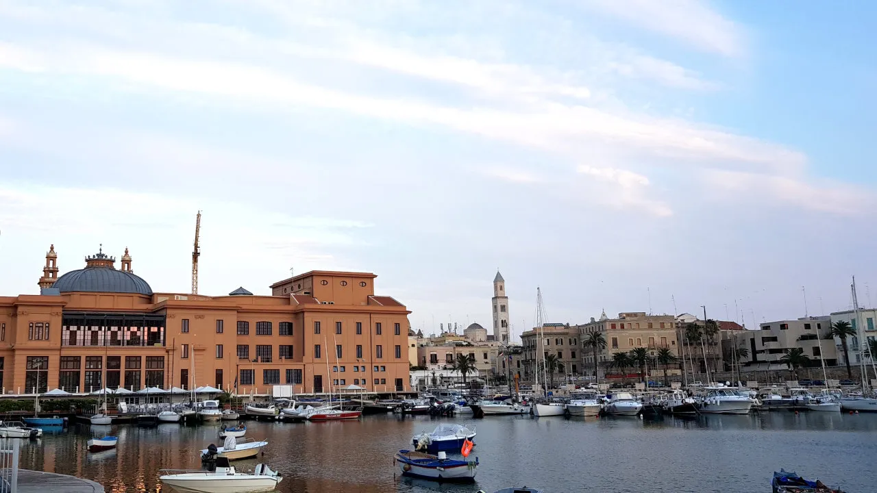 Margherita Theatre on the seafront in Bari's historic center