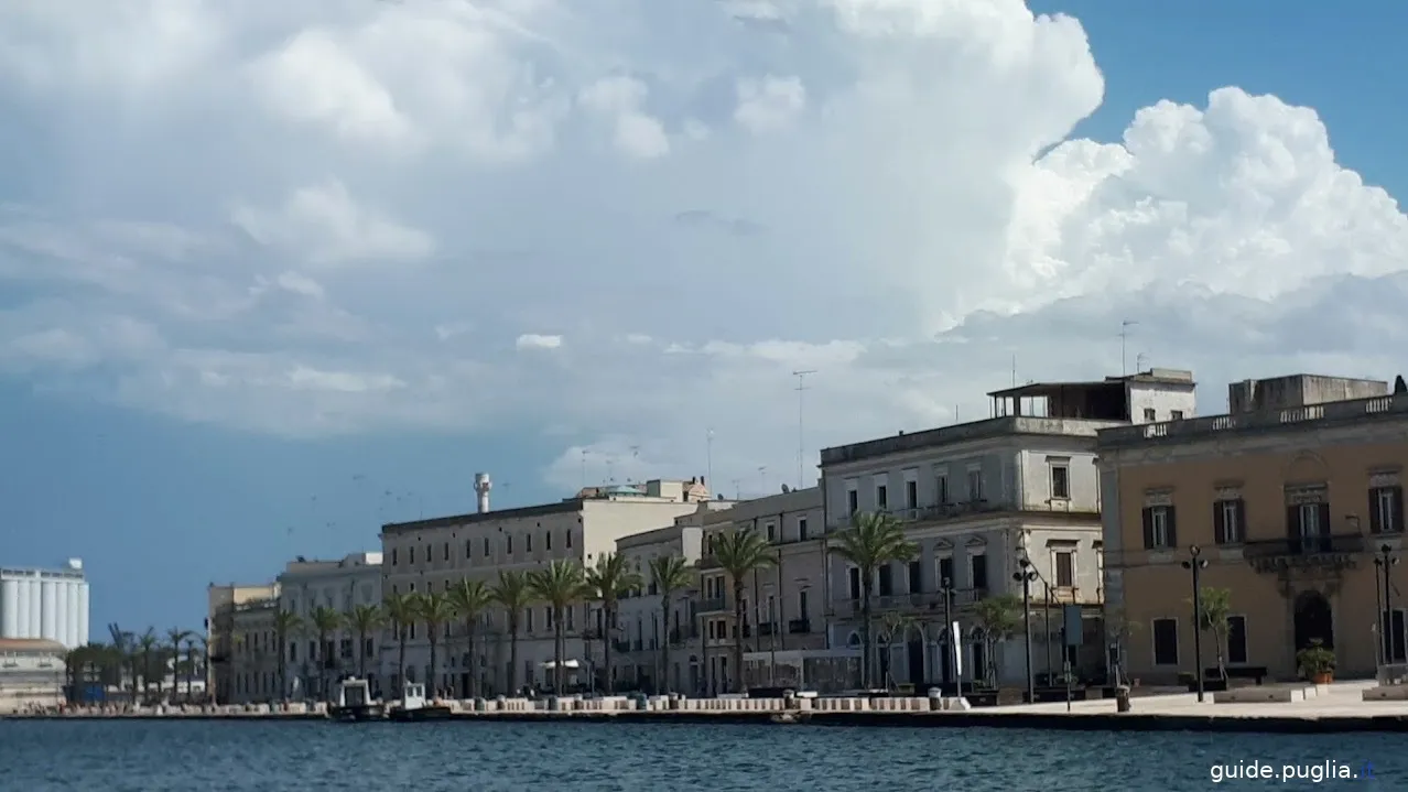brindisi, waterfront, view from boat