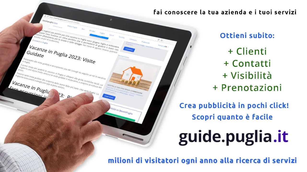 Pubblicità Puglia: la pubblicità in Puglia per la tua azienda 