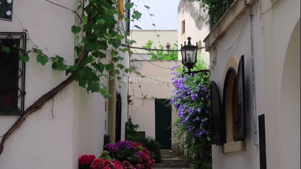 Santa Maria di Leuca: alley of the historic village