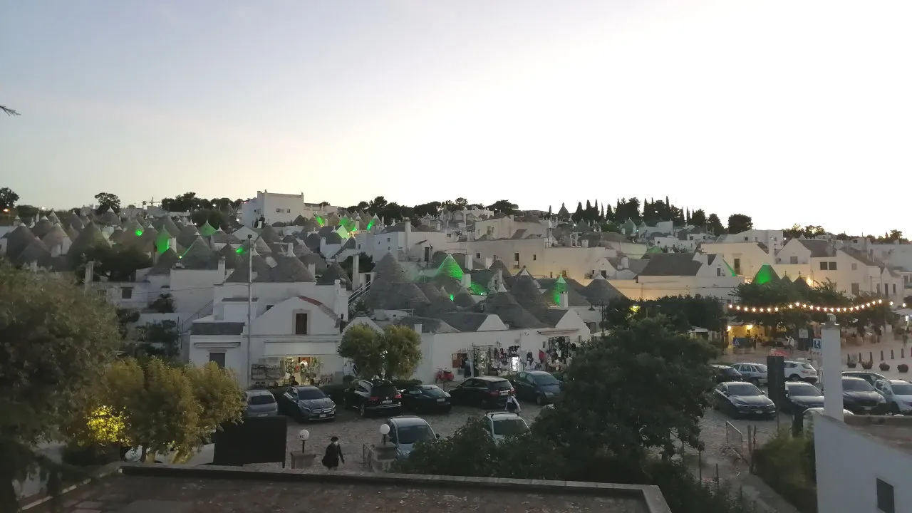 Alberobello, view of the Trulli in the historic center