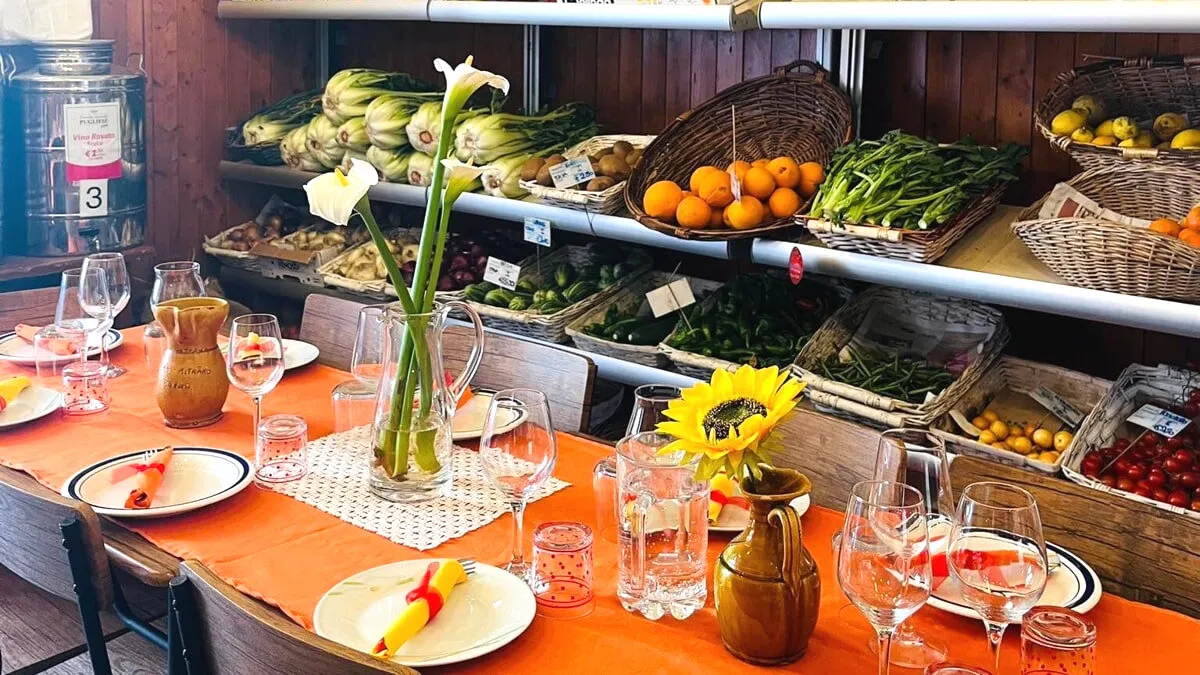 C'era una volta Shop, Restaurant in Brindisi with traditional cuisine with products grown in the family farm