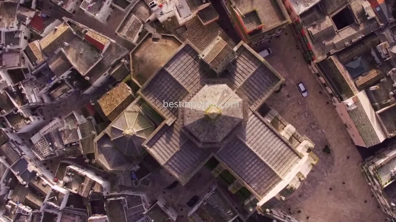 Basilica of San Martino in Martina Franca, view from above