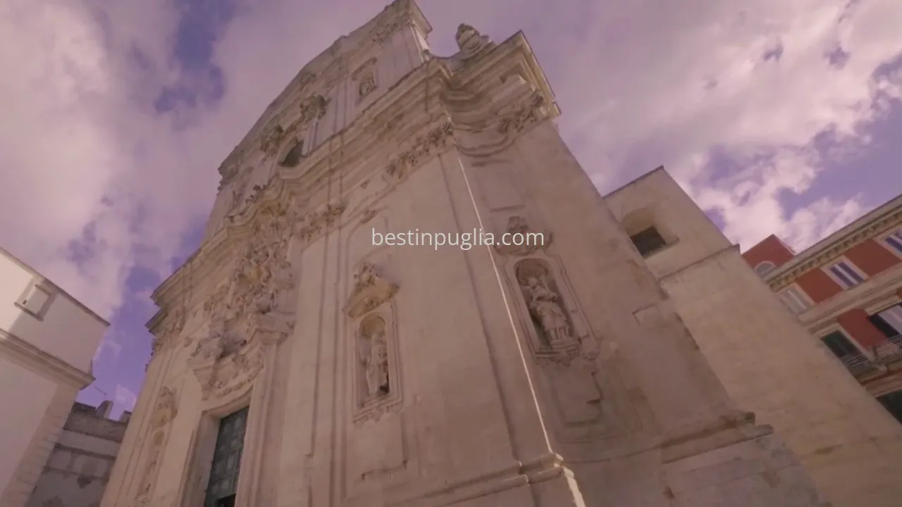 Basilica of San Martino in Martina Franca, the Baroque facade