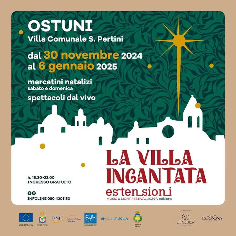 Christmas in Ostuni, Music and Lights Festival in Villa Comunale