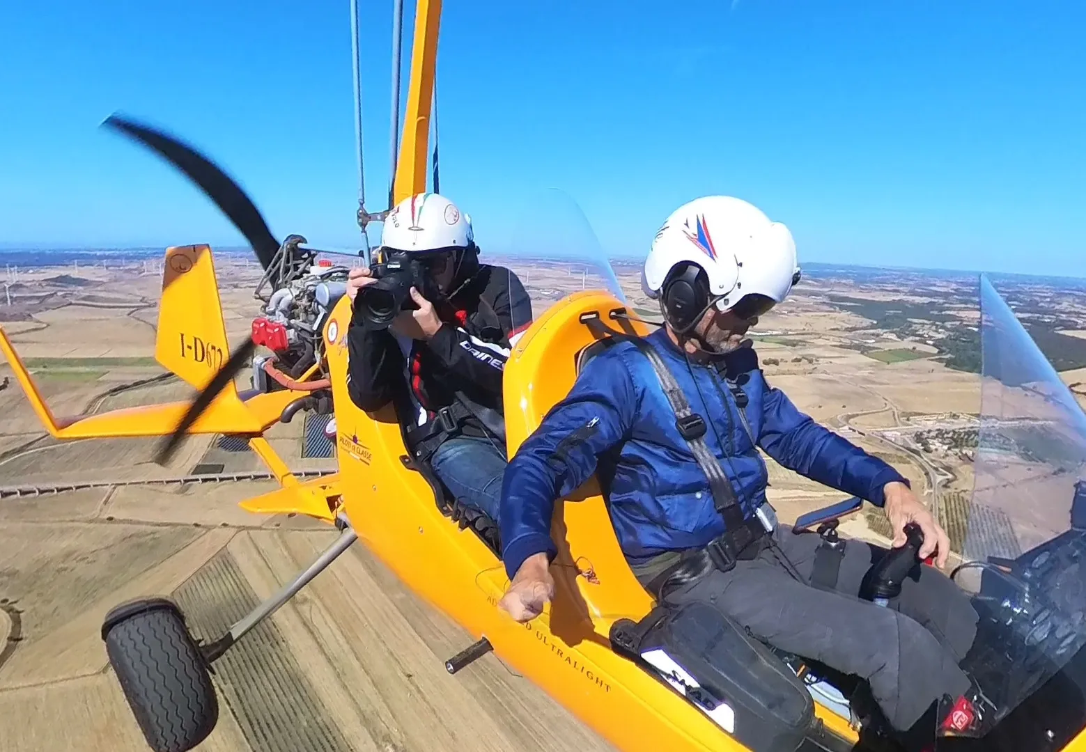 Percorsi delle Murge + Esperienza di volo con autogiro di Laterza, Ginosa, Alberobello e Locorotondo