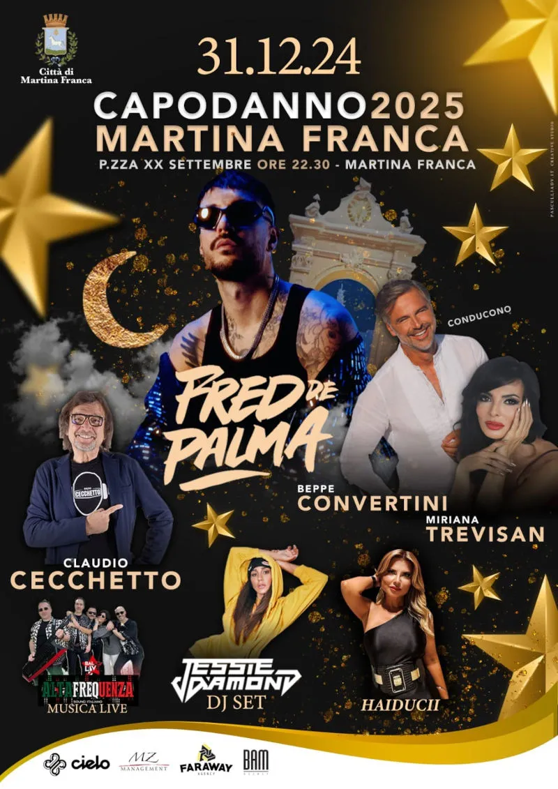 New Year's Eve in the Square in Martina Franca with Music, Show and Entertainment