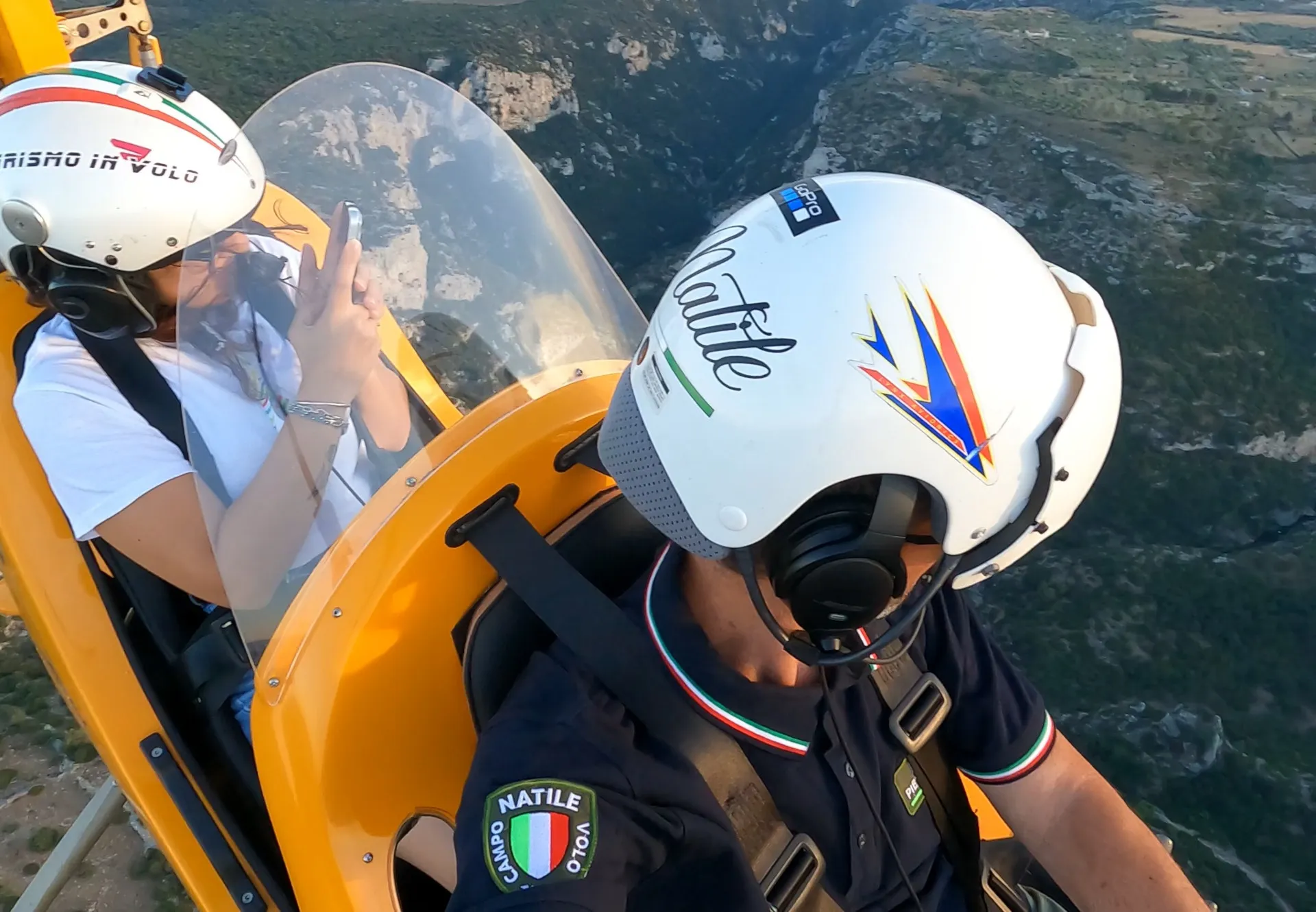 Percorso nelle Murge ed Esperienza di volo in autogiro di Laterza, Ginosa, Castellaneta e Tempio di Hera