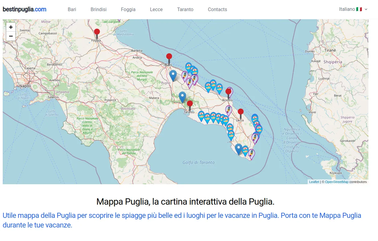 Puglia Map
