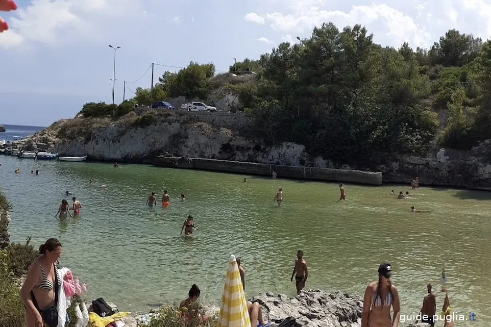 grotta dei cervi, porto badisco, spiaggia 2