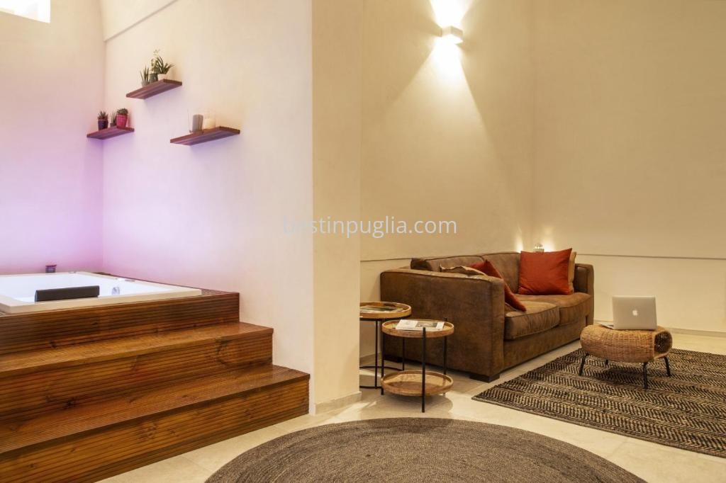B&B Brindisi Ellements, zona idromassaggio
